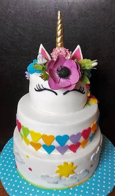 Unicorn cake - Cake by babkaKatka