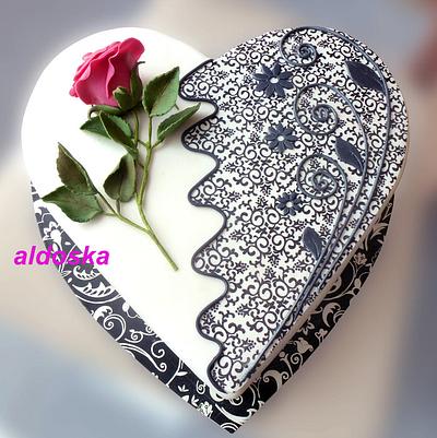Heart in style of Carmen - Cake by Alena