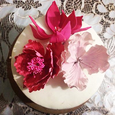 Floral fantasy  - Cake by Ifrah