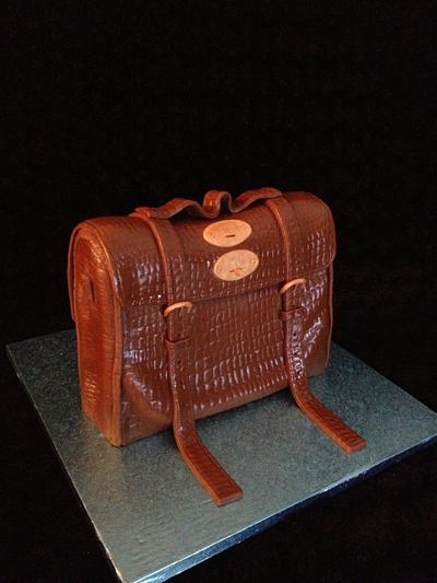 Mulberry man bag !  - Cake by Lisa Salerno 