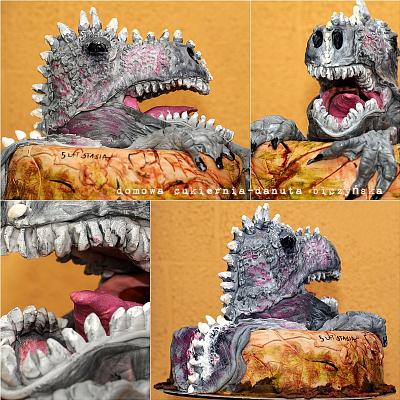 Tyranozaur Rex wykopalisko - Cake by danadana2