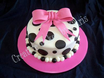 Polka Dot Birthday - Cake by Creative Cakes by Chris