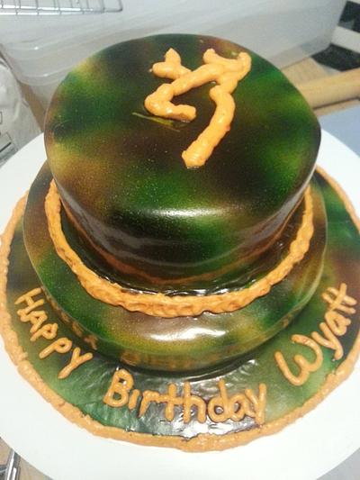 Hunting Camo - Cake by Caking Around Bake Shop