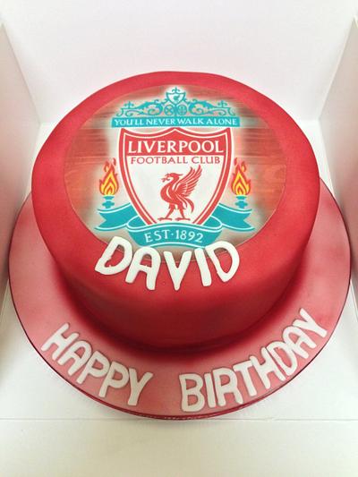 Liverpool FC cake - Cake by Savanna Timofei