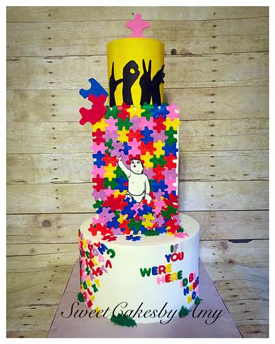 Love-Cutie Street Art Collaboration - Cake by Amy Erb