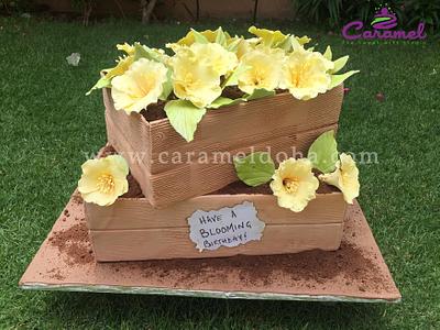 Flower Garden Cake - Cake by Caramel Doha