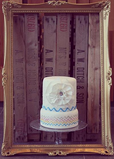 Vintage Circus Wedding Cake - Cake by Sugar&Lace Cake Company