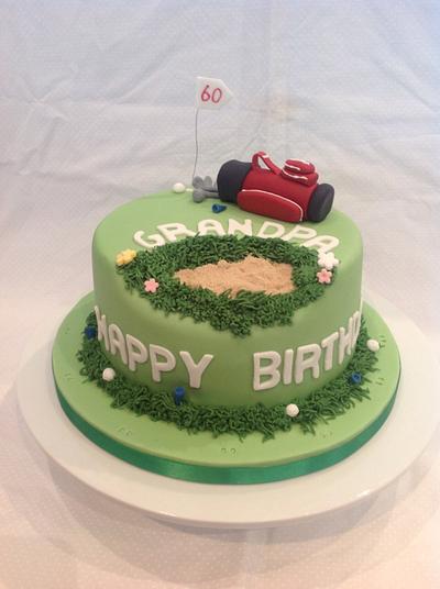 Golfer cake - Cake by The Buttercream Kitchen