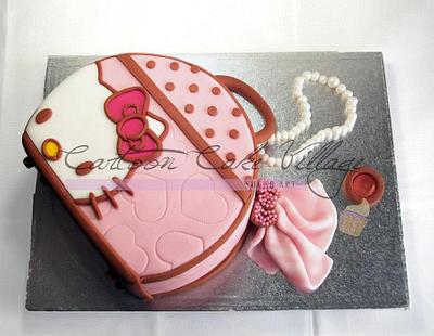 Hello Kitty Bag - Cake by Eliana Cardone - Cartoon Cake Village