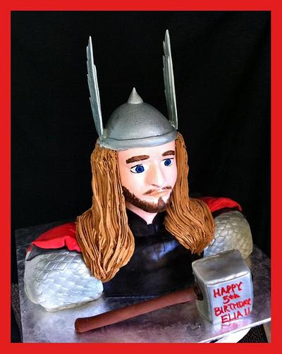 3D Thor - Cake by FlourPowerBrwd