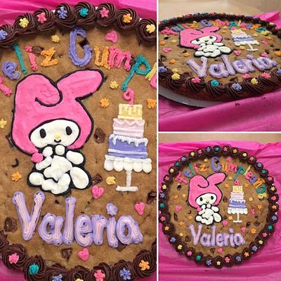MY MELODY CHOCOLATE CHIPS COOKIE - Cake by Pastelesymás Isa