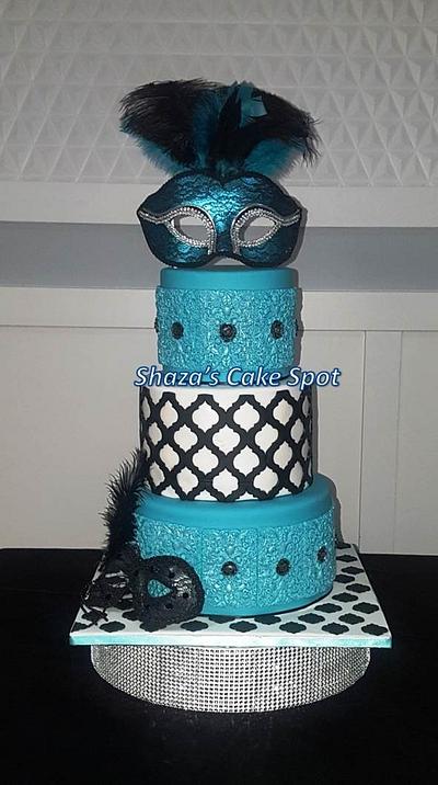 Masquerade Cake - Cake by Sharon