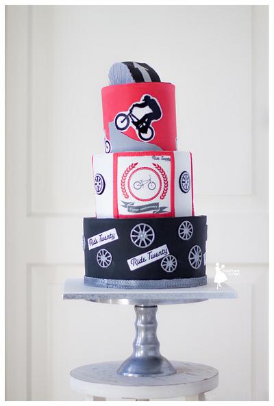 Cool BMX cake - Cake by Taartjes van An (Anneke)