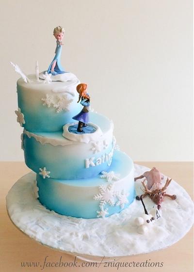 Frozen Cake - Cake by Znique Creations