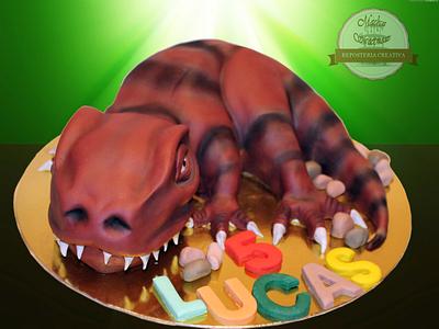 Cake baby Tyrannosaurus Rex - Cake by Machus sweetmeats