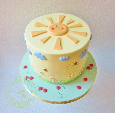 Sunny garden cake - Cake by Inga Ruby Cakes (formerly Bella Baking)