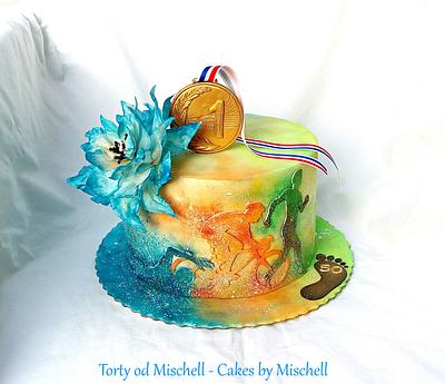 Triathlon cake - Cake by Mischell