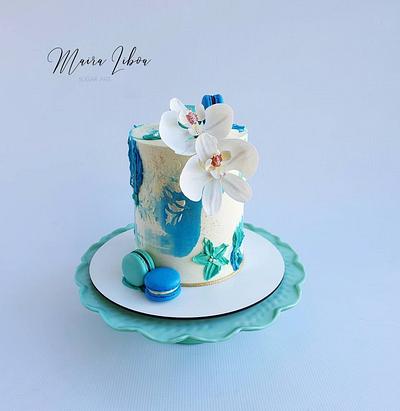 Orquídeas - Cake by Maira Liboa