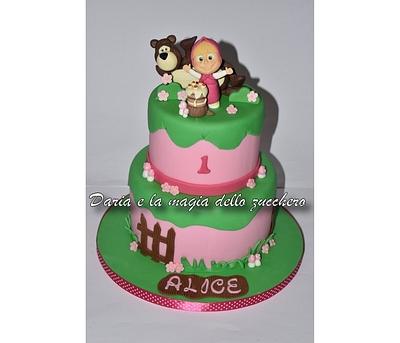 Marsha and the bear cake - Cake by Daria Albanese