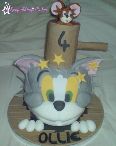 Tom and Jerry - Cake by SugarMagicCakes (Christine)