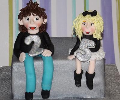'Dodgy 80's Hair Do' cake - Cake by Deb