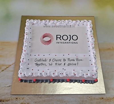 Cutomised cake for company event - Cake by Sweet Mantra Homemade Customized Cakes Pune