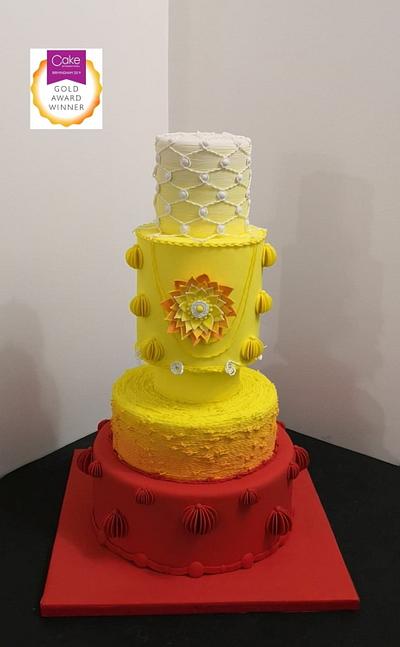 Colourfull wedding cake - Cake by Ruth - Gatoandcake