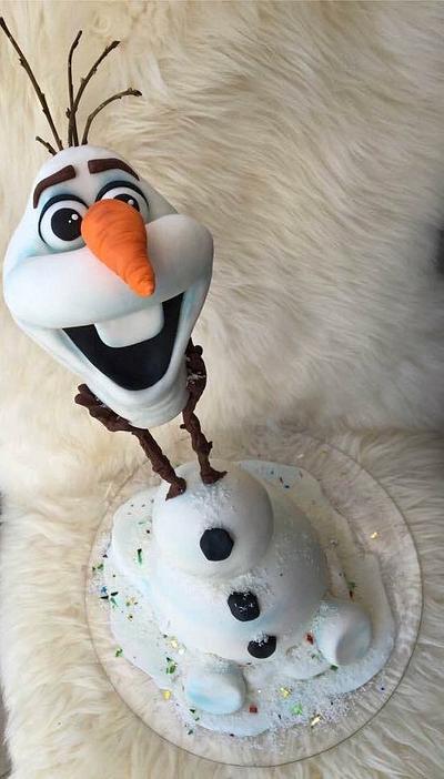 Olaf cake - Cake by Pompea Camposeo 