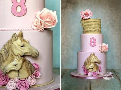 Horses cake - Cake by Lorna