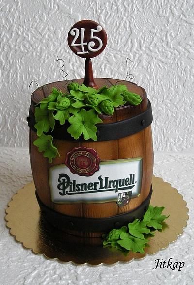 Beer barrel - Cake by Jitkap