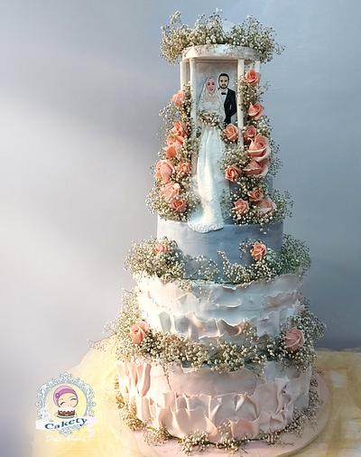 wedding cake  - Cake by Doaa Hassan 