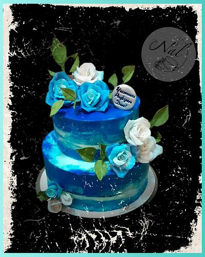 Синьо мечтание - Cake by Nal