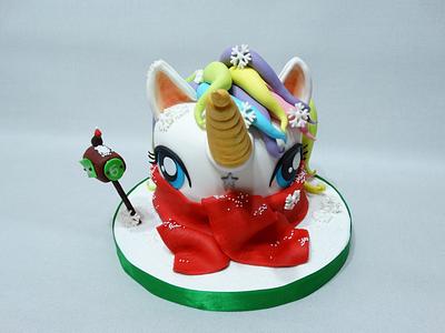 Winter unicorn - Cake by Diana