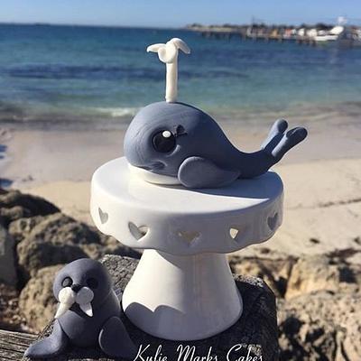 23.7 W is for... Whale and Walrus - Cake by Kylie Marks