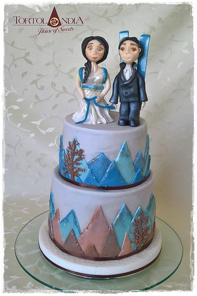 Sports wedding cake - Cake by Tortolandia