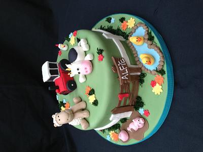 Farm Yard Cakes - Cake by Lesley Southam