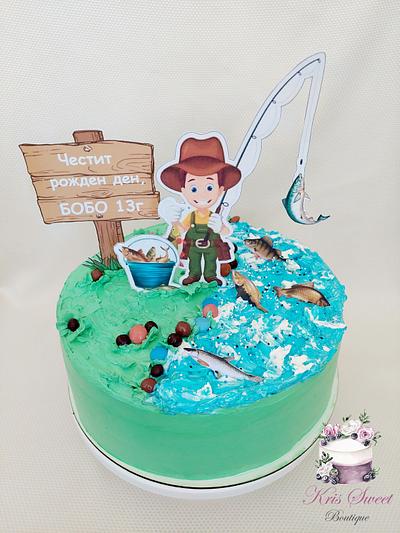 Fishing cake - Cake by Kristina Mineva