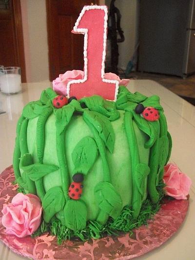 ladybug cake Enchanted Cakes - Cake by Sher