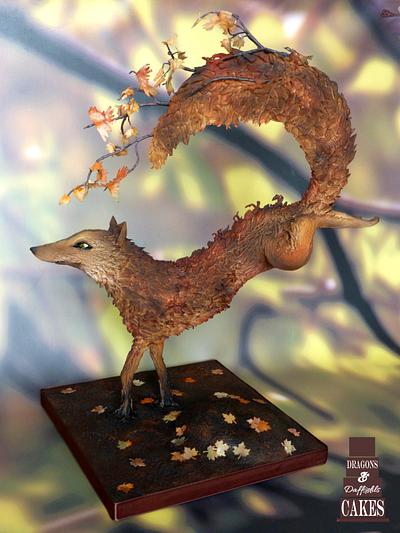 Autumn Fox Sugar Myths and Fantasies - Cake by Dragons and Daffodils Cakes