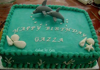 Dolphin Cake - Cake by Gen