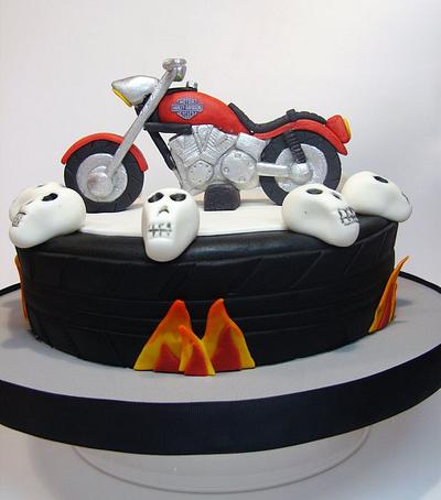 Motorbike - Cake by Tortikas Patisserie