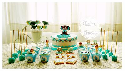 Baptism Cake and pastry - Cake by Tortas Amore