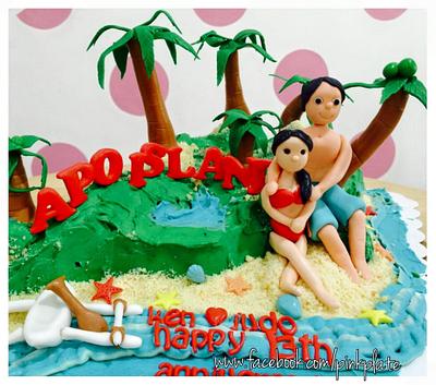 Apo Island anniversary cake - Cake by Pink Plate Meals and Cakes