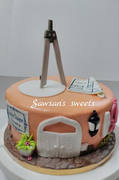 Interior designer cake - Cake by Sawsan's sweets