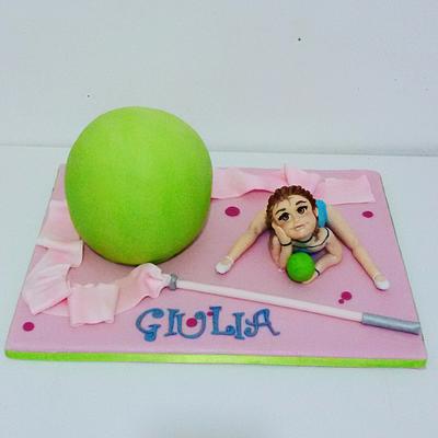 gymnastic cake  - Cake by Sabrina Adamo 