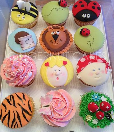 Assorted kids cupcakes - Cake by Gingernut Cakes