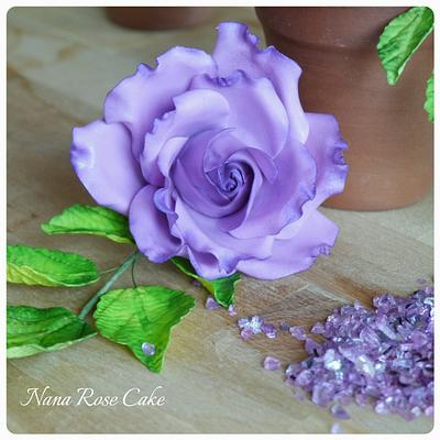 Purple Rose  - Cake by Nana Rose Cake 