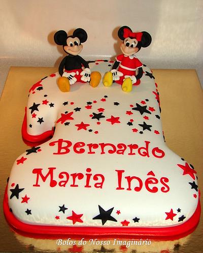Minnie & Mickey Cake - Cake by BolosdoNossoImaginário