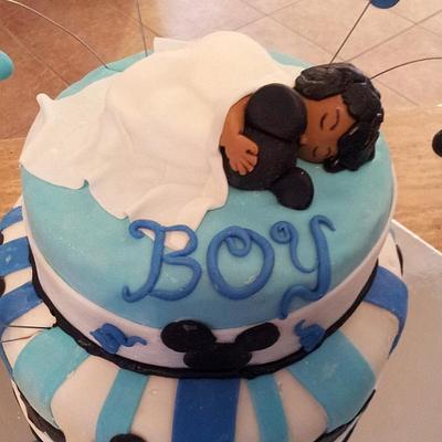 mikey baby shower - Cake by youRsoSWEET