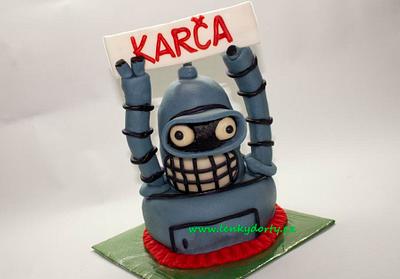 Bender - Cake by Lenkydorty